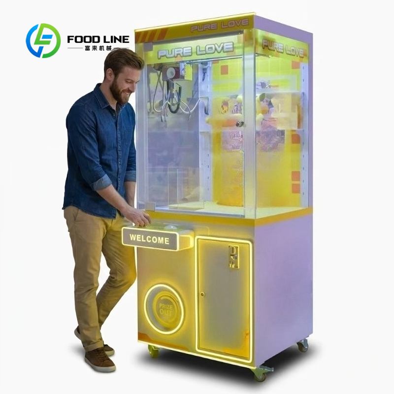 Arcade Toy Claw Vending Machine - เครื่องคีบตุ๊กตาอัตโนมัติแบบกำหนดเอง ใช้เหรียญ ตู้เกมอาร์เคดโลหะ เครื่องคีบตุ๊กตา