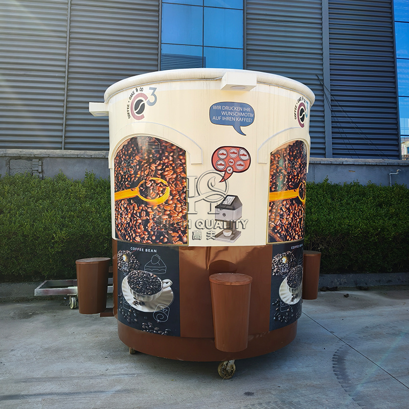 Hot Dog Vending Cart - รถขายอาหารบาร์บีคิวพิซซ่าแบบกำหนดเอง พร้อมครัวครบชุดสำหรับงานกลางแจ้ง