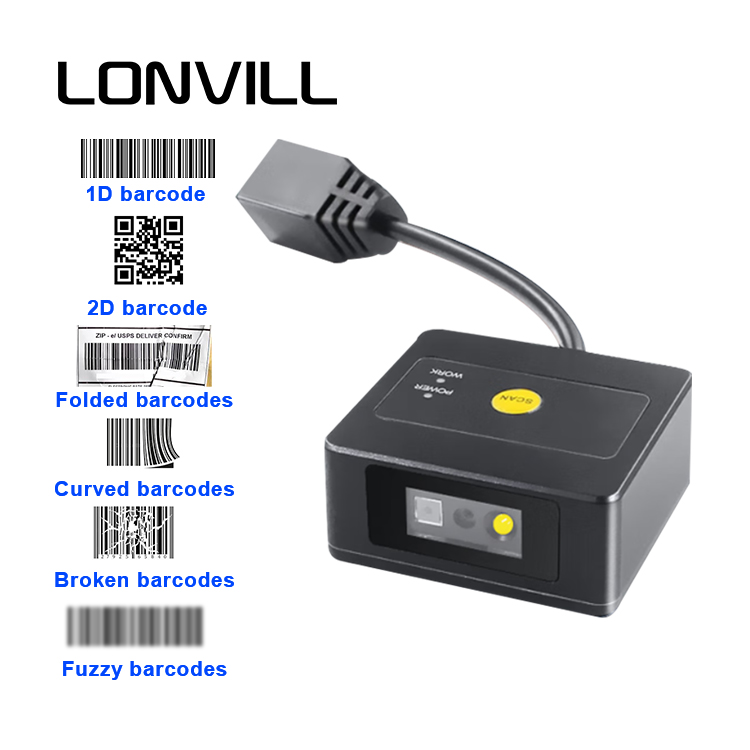 เครื่องสแกนบาร์โค้ดแบบมีสายขนา - Vending Machine Qr Code บทวิจารณ์และราคา