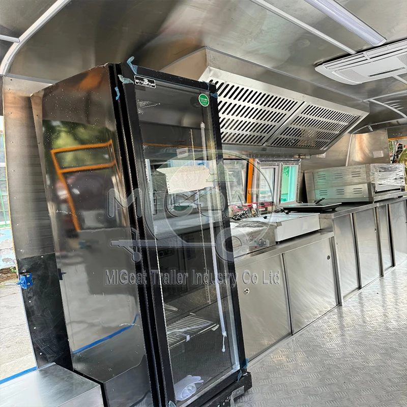 รถขายอาหารเคลื่อนที่เชิงพาณิชย - Hot Dog Vending Cart บทวิจารณ์และราคา