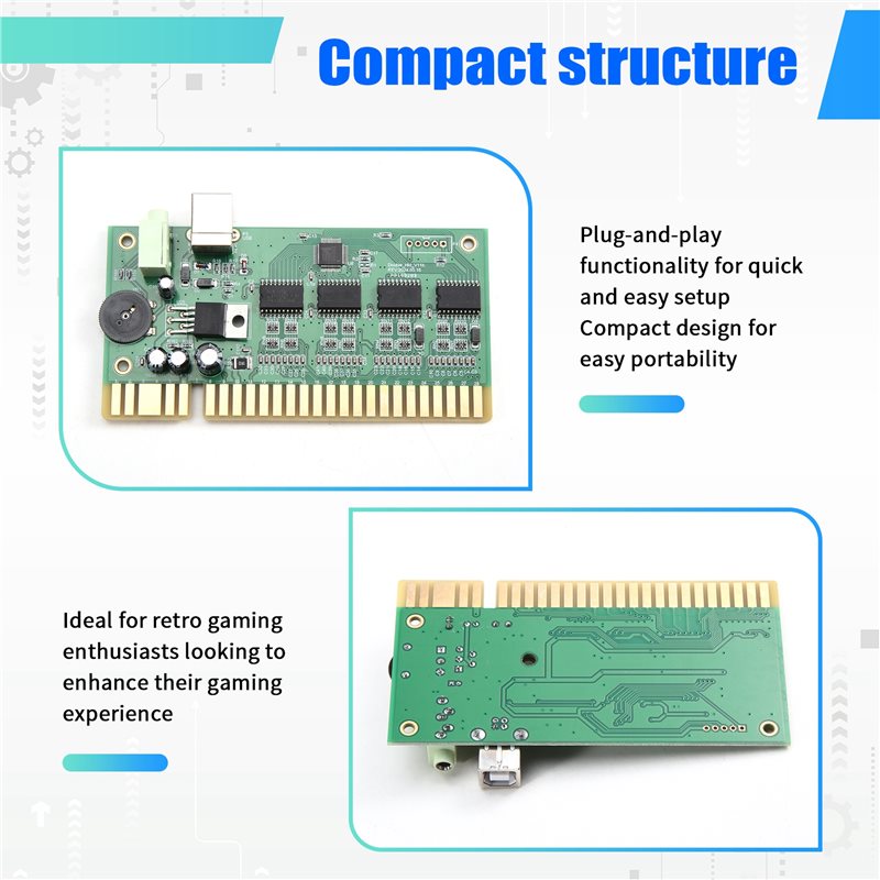 เครื่องเกมอาร์เคด MAME รุ่นใหม - Usb Game Board Jamma บทวิจารณ์และราคา