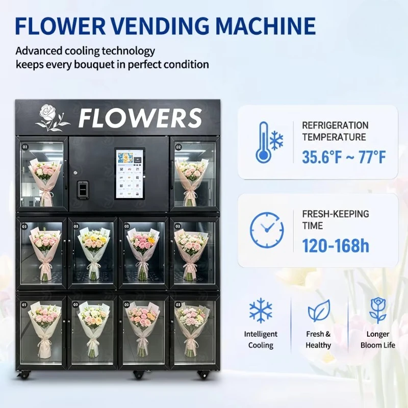 เครื่องขายดอกไม้อัตโนมัติสำหรั - Vending Machine Qr Code บทวิจารณ์และราคา