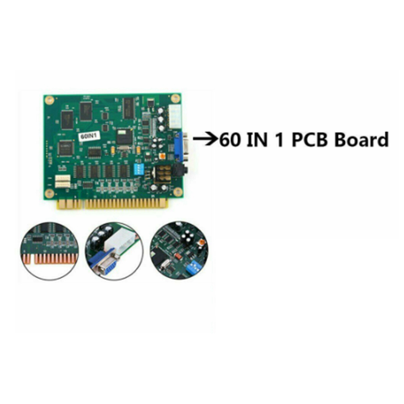 ABGN 2X60 In 1 Multicade PCB B - Usb Game Board Jamma บทวิจารณ์และราคา