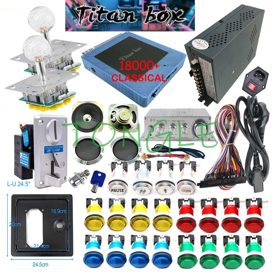 ผู้เล่น 2 คน Titan Box 18000 + - Racing Arcade Cabinet บทวิจารณ์และราคา
