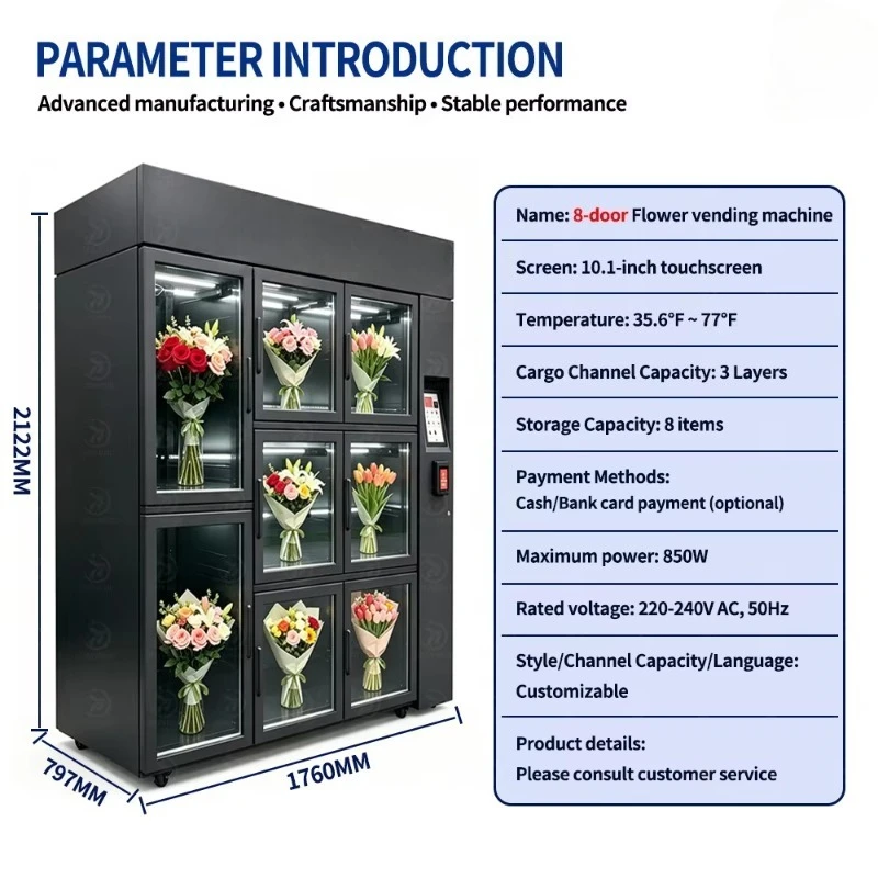ตู้ขายดอกไม้อัตโนมัติ ตู้ขายดอ - Vending Machine Qr Code บทวิจารณ์และราคา